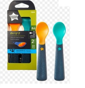 Tommee Tippee Easigrip Self Feeding Spoons 6m+/2pack