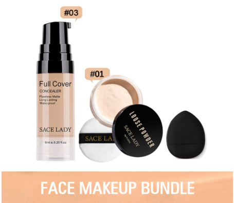 SACE LADY Matte Loose Powder Long Lasting Smooth Oil Control Face Make Up Cosmetics