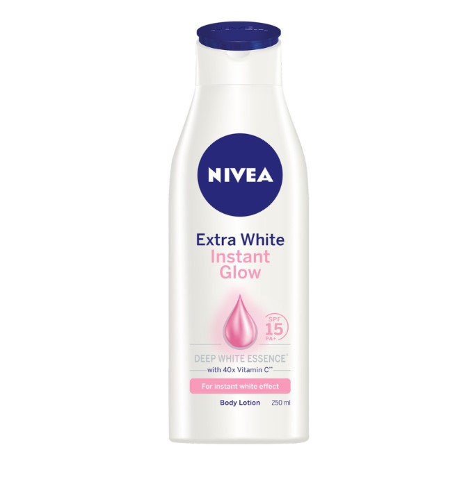 Nivea Body Lotion Extra White Instant Glow Instant Whitening SPF 15 Lotion 250ML
