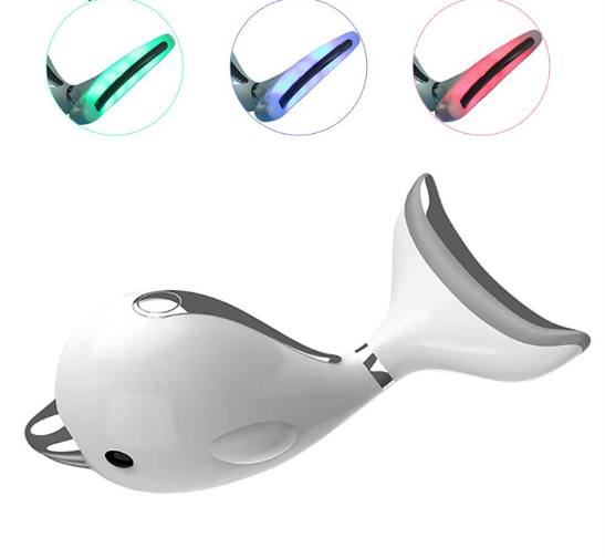 Remove Double Chin Neck Device LED Photon Therapy Anti-Wrinkle Accupoint Vibration Face Skin Lifting