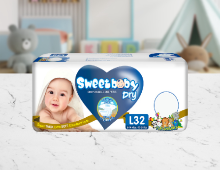 SWEETBABY DRY - ECONO PACK LARGE 32s