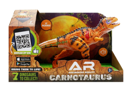 Prexio AR Dino Augmented Reality Carnotaurus Figure