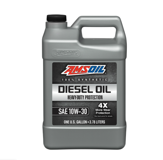 AMSOIL 10W30 Diesel Heavy Duty Engine Oil Fully Synthetic (1 Gallon)