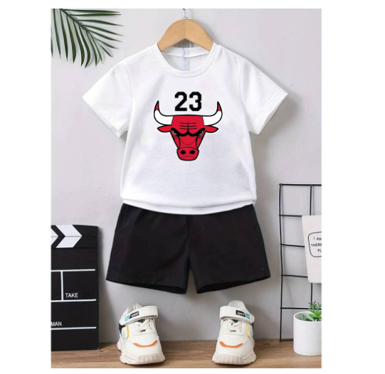 Boys Shirt Suits Baby Polo Terno Clothes 0-5 years Child Print Shirt and Shorts Terno for KidSorts Two Sets of Kids S12