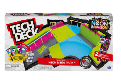 Tech Deck Neon Mega Park X-Connect Fingerboard Ramp Set