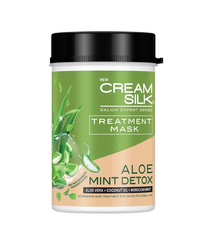 Cream Silk Treatment Mask Aloe Mint Detox 650ML
