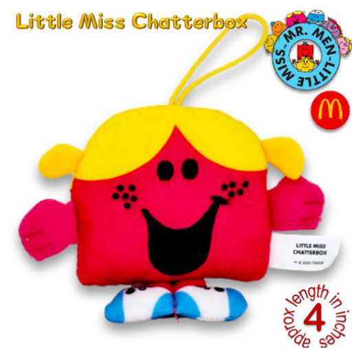 Mr Men Little Miss McDo Hanging Plushies Bag Charm Stuffed Toys McDo19