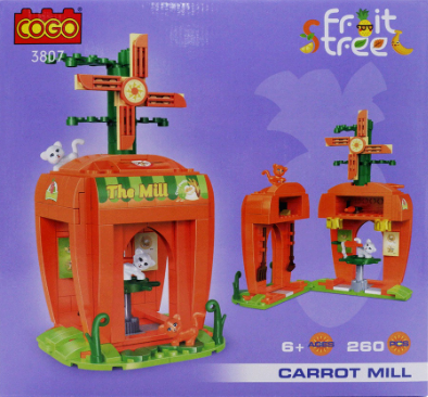 Cogo Fruit Tree Carrot Mill Building Blocks