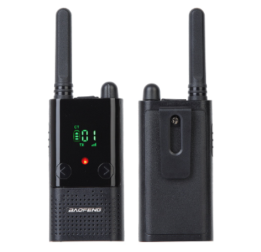 Baofeng T9 5W  Interphone Two-Way Walkie Talkie Set of 2