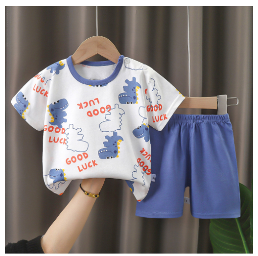 Boy Clothes Corp Terno for Kids Boys Fashion Sando Shorts Set Summer Terno For Kid Boy D21