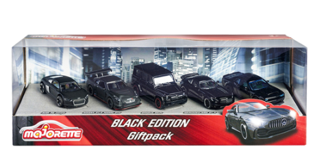 Majorette Black Edition 5 Pieces Giftpack Die-cast