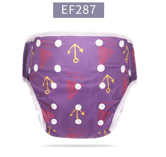 HappyFlute New Print Breathable Mesh Fabric Adjustable Pool Pant Swimming Pool Diaper Cover Reusable Washable Summer Baby c9