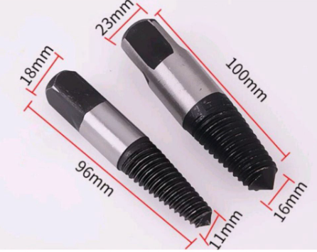 Plextone 2PCS Broken Bolt Screw Extractor Remover Set Easy Out Drill Bits Screws Removal Tools Kit