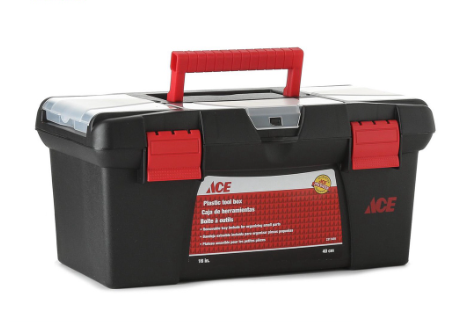 Ace Hardware 15" Plastic Tool Box