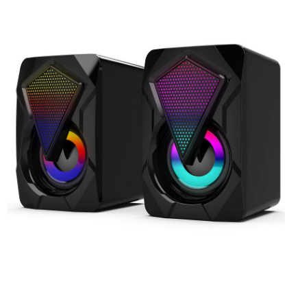 Computer Speaker USB Colorful Lighting Effect RGB Gaming Laptop PC Speaker For Laptop 1046/1047
