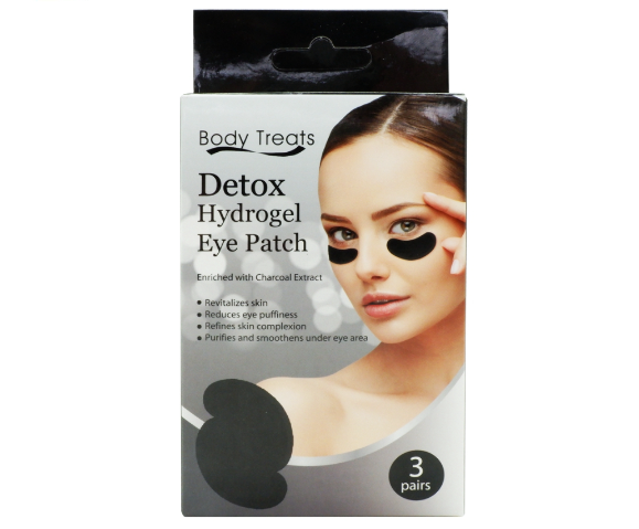 BODY TREATS Hydrogel Eye Patch with Charcoal Extract x3's