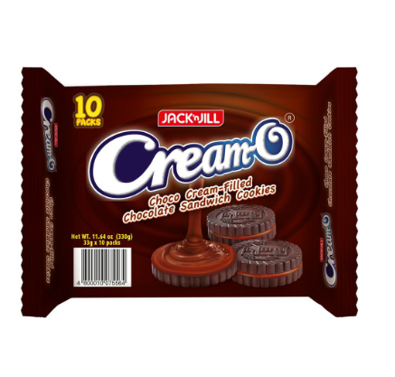 Cream-O Choco Fudge 10's 33g