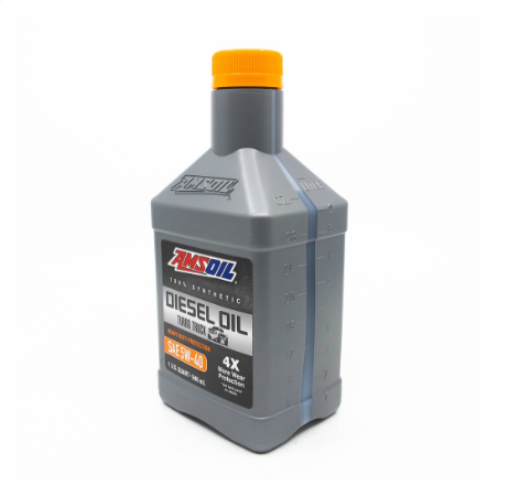 AMSOIL 5W40 Diesel Heavy Duty Engine Oil Fully Synthetic (1 Quart)