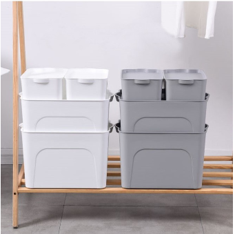 Locaupin  4in1 Home Clothes Underwear Storage Shelf Organizer Plastic Container Box w/ Handle