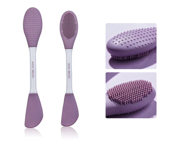 Double Headed Silicone Brush Cleaning Pores Mud Film Smear Type Beauty Tool