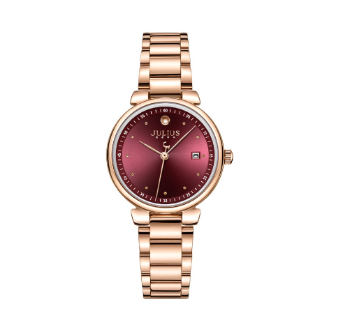 JULIUS business leisure quartz elegant fashion women's steel band Watch ja-1361 1