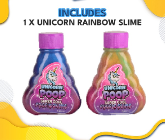 Unicorn Poop Slime Kids Toys For Boys and Girls