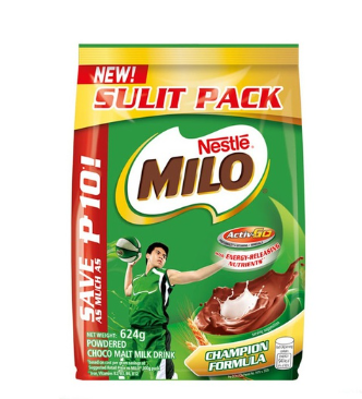 Milo Powdered Choco Malt Milk Drink 624g