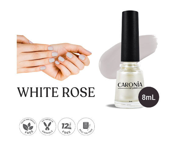 Caronia Nail Polish White Rose 8ML