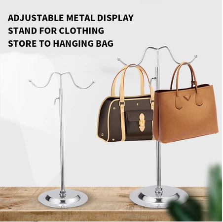 Bag Stand Holder Hanging Bags Display Desk Table Bag Organizer