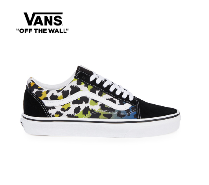 Vans Old Skool Rainbow Leopard Multi Color Sneakers For Men