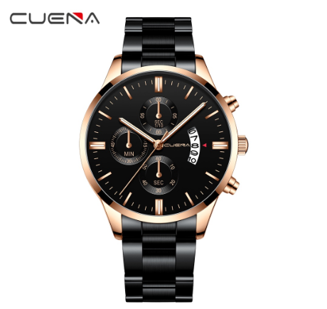 Cuena Men's Watch Leisure Sports Quartz Waterproof Watch 845S 0010