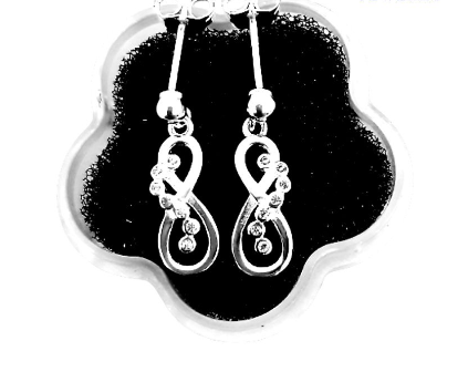 Unisilver 925 Sterling Silver Infinity Dangling
