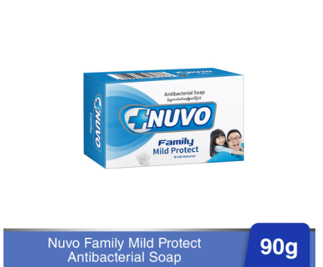Nuvo Antibacterial Bar Soap Mild Protect 90G