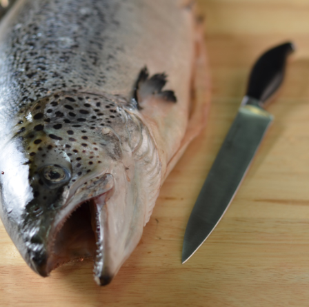 KitchenPro 7 inch Chef's Knife Flair Handle