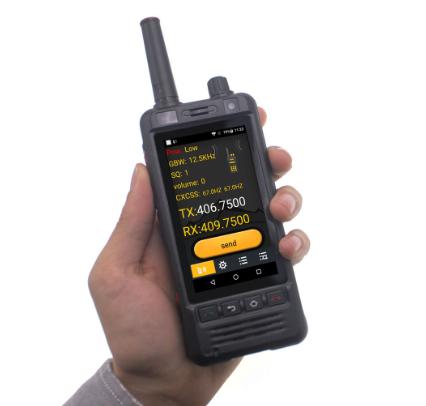 3G Mobile Phone W5 PTT Radio IP67 Waterproof UHF 400-470MHz Walkie Talkie 5MP Camera Dual SIM Android 6 smart phone