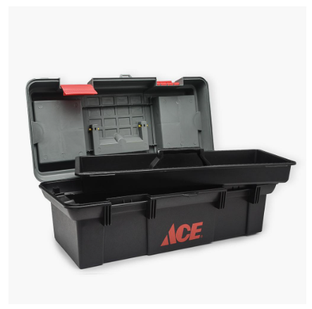 Ace Hardware 19" Plastic Tool Box