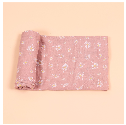 HappyFlute 1Pcs Baby Muslin Swaddle Cotton Summer Baby Blanket 120x110cm S16