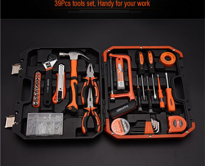 Harden 511039 39Pcs Repairing Tools Set Hand Socket Tool With Blow Case