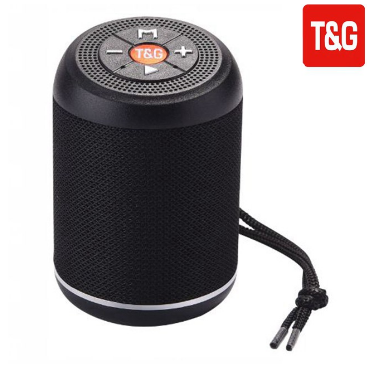T&G TG-517 Portable Wireless Bluetooth Speaker with Strap Black
