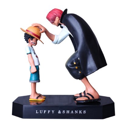 One Piece Kid Luffy And Shanks Set of 2 Anime Collectible Figure