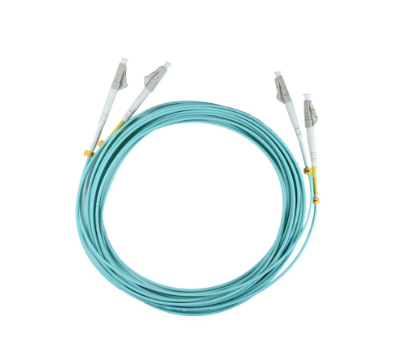 Lot LC/PC -LC/PC Duplex OM3 Fiber Optic Patch Cord Fiber Jumper 10pcs