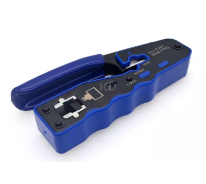 RJ45 CRIMPER PASSTHROUGH with Cutter