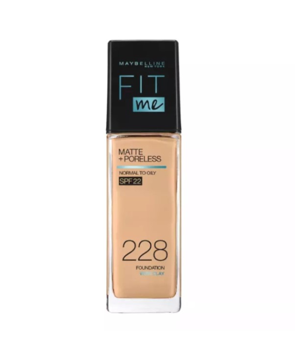 Maybelline Fit Me Matte+Poreless Liquid Foundation 30 ML with SPF 22 PA++