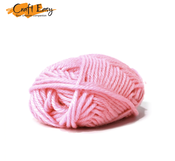 Craft Easy Yarn Roll (Pink) 25 Yards