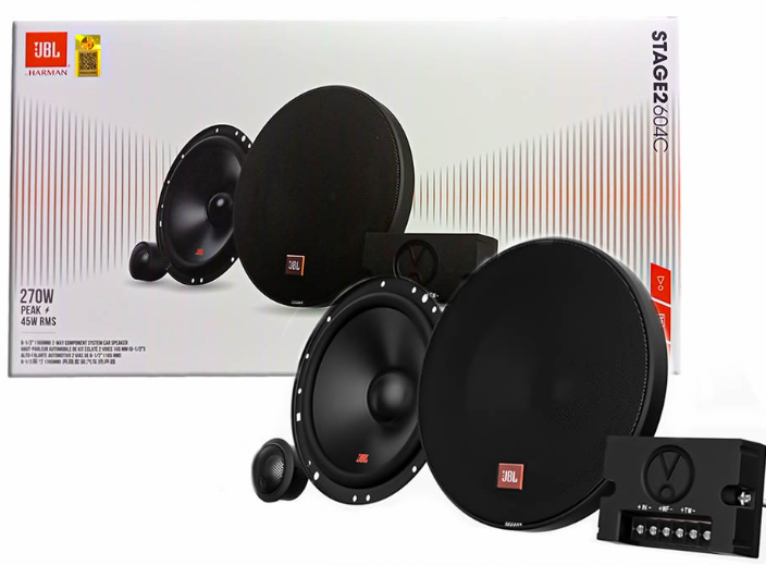 JBL Stage2 604C 6-1/2'' (165mm) 2-way Component Car Speaker 45W RMS