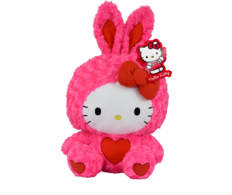 Hello Kitty In Bunny Costume Pink 15 Inch Collectible Plush