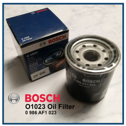 Bosch O1023 Oil Filter (CrossRef Vic C-806 Honda 15400-PM3-003) Civic City Mobilio Brio Jazz C806