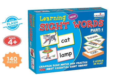 Whiz Kidsz Learning Sight Words Flash Cards, Educational Flash Cards