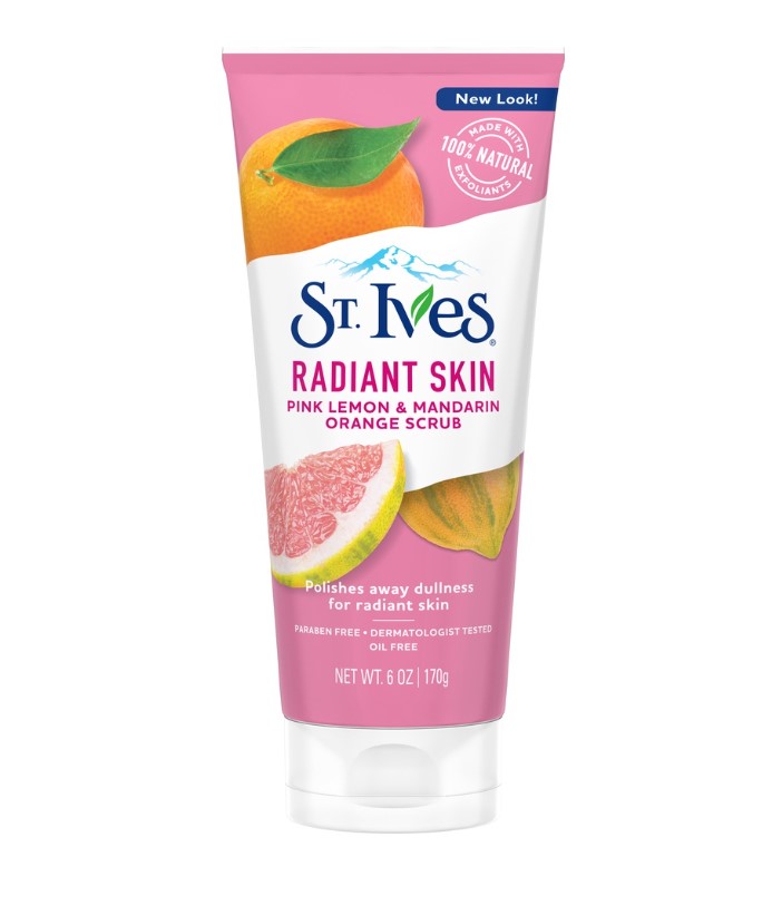 ST. IVES Face Scrub Even & Bright Pink Lemon and Mandarin Orange 6OZ Buy 1 Take 1