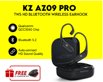 KZ AZ09 Pro Upgrade Wireless Headphones C Pin Bluetooth-compatible 5.2 Cable Wireless Ear-Hook